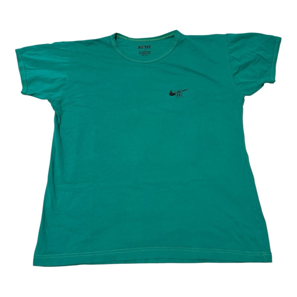 Ali Tex Nike Teal Cotton T-Shirt